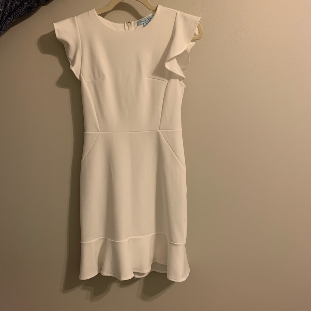 White dress!